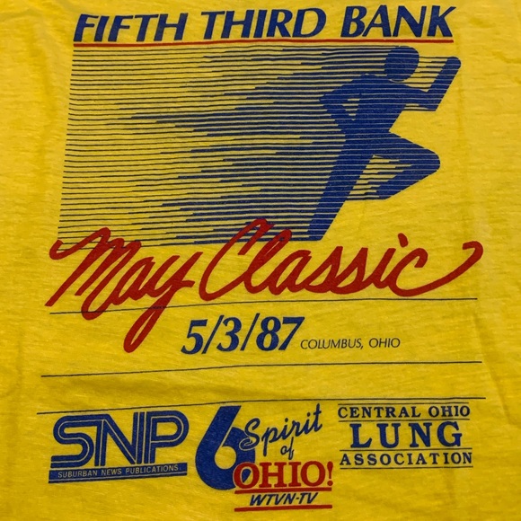 NWOT VTG ‘87 Society Bank May Classic Graphic Tee - Picture 2 of 4